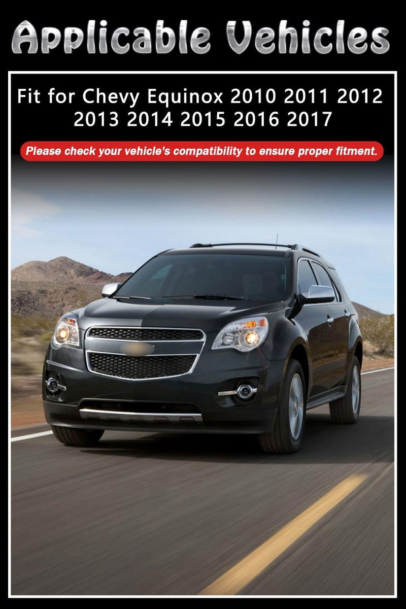 BriYorWay Vent Shades Rain Guards for Chevy Equinox 2010 2011 2012 2013 2014 2015 2016 2017 Accessories, for Chevy Equinox Window Deflectors Window Visors - Image 2
